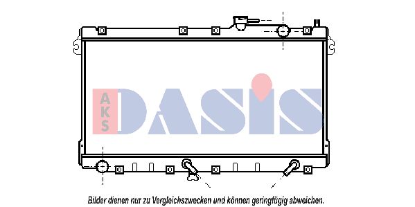 AKS DASIS Radiaator,mootorijahutus 110570N